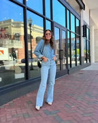 Natisha | Women's High-Waisted Flare Jeans