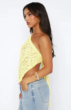 Ariane | Women's One-Shoulder Lace Top