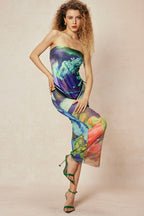 Zena | Fashion-Forward Abstract Print Two-Piece Set