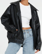 Amiracle | Young Adults Faux Leather Jacket