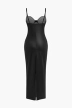 Liane | Women's Faux Leather Maxi Dress