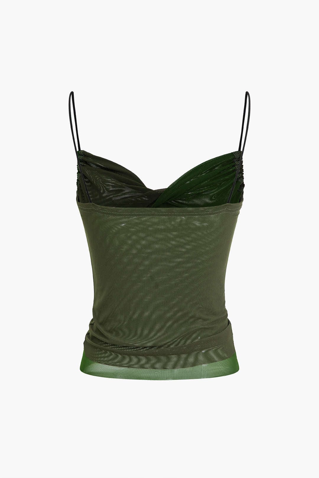 Keara | Elegant Women's Ruched Mesh Camisole Top