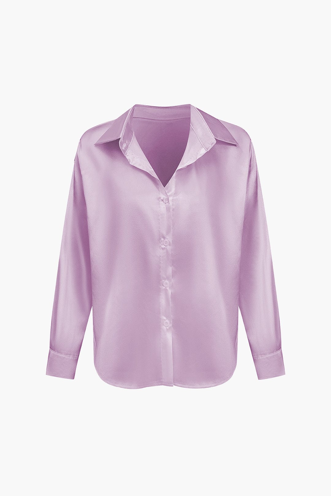 Alix | Women's Elegant Satin Cropped Tie-Front Shirt