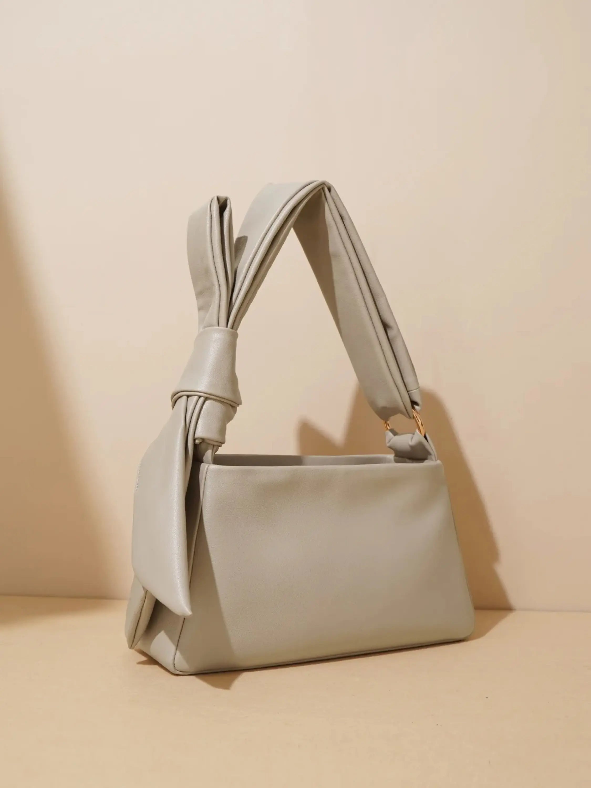 Janett | Chic Women's Faux Leather Handbag with Knotted Handle