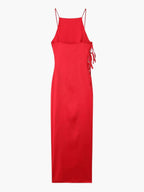 Cameron | Elegant Women's Satin Midi Dress