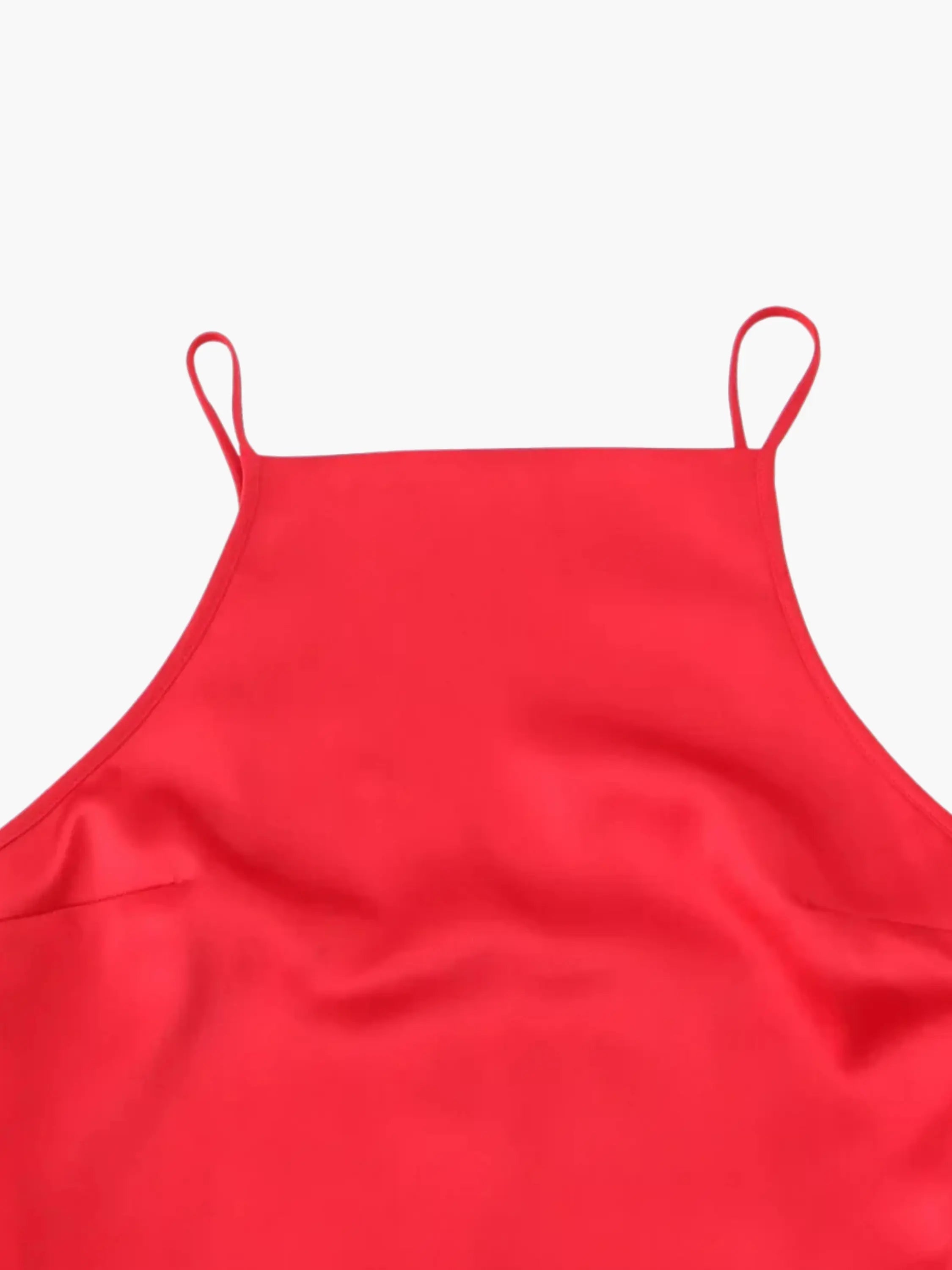 Cameron | Elegant Women's Satin Midi Dress