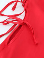 Cameron | Elegant Women's Satin Midi Dress