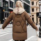 Kinsleigh | Chic Women's Diamond-Quilted Padded Coat