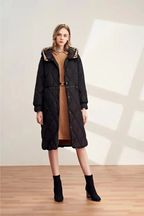 Isela | Elegant Diamond-Stitched Women's Puffer Coat