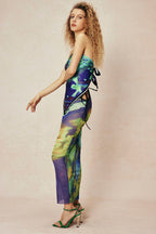 Zena | Fashion-Forward Abstract Print Two-Piece Set