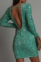 Aubrey | Women's Glamorous Sequin Bodycon Mini Dress