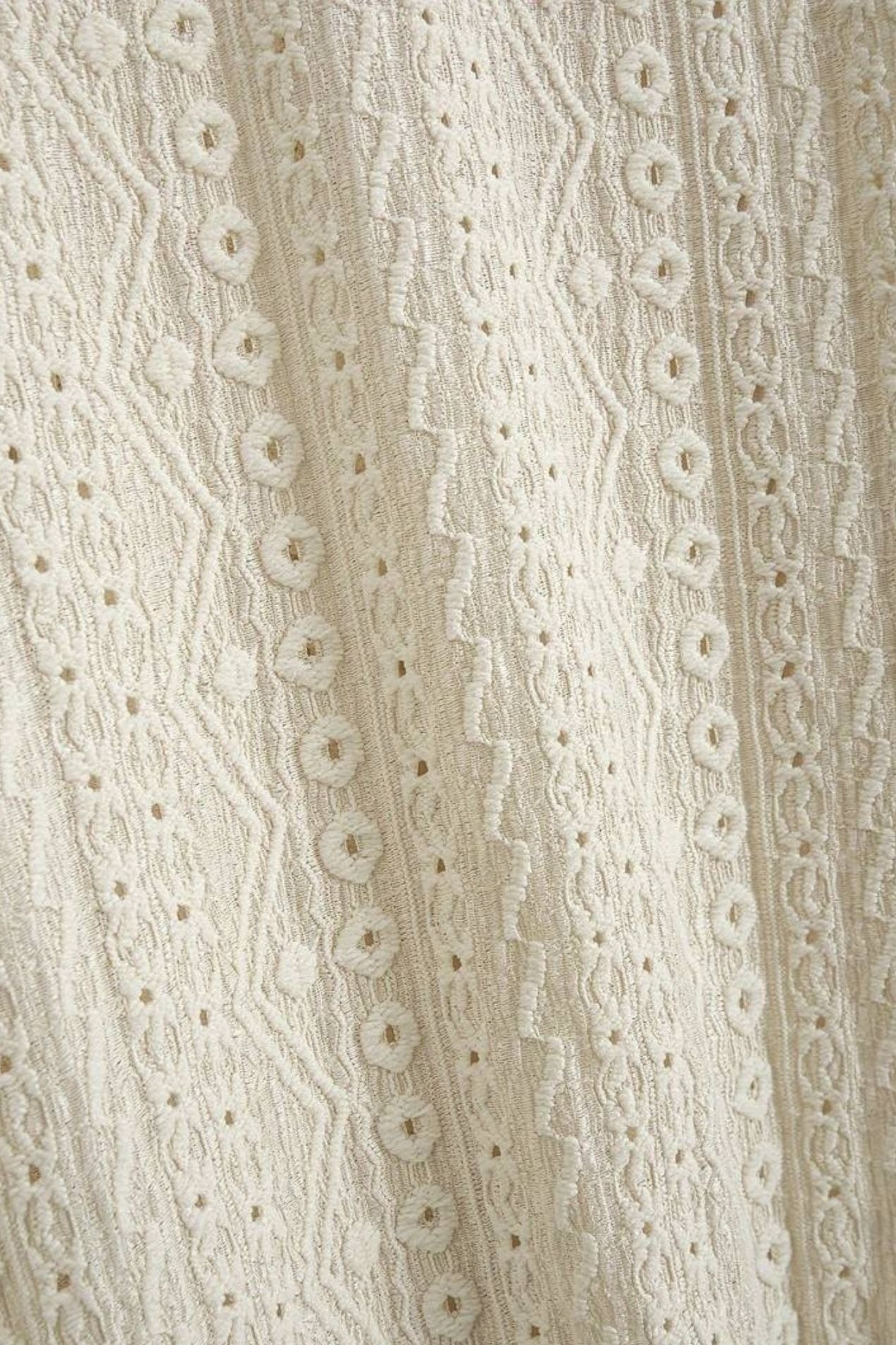 Koda Eyelet Crochet Shirt | Lightweight Men's Summer Top