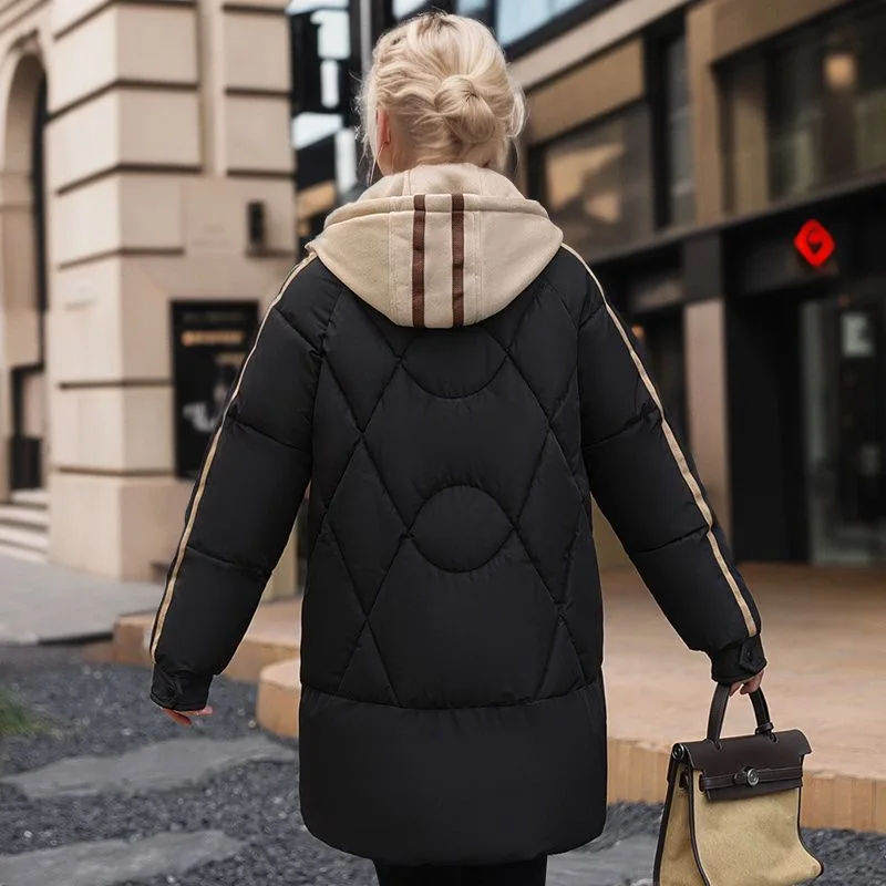 Kinsleigh | Chic Women's Diamond-Quilted Padded Coat