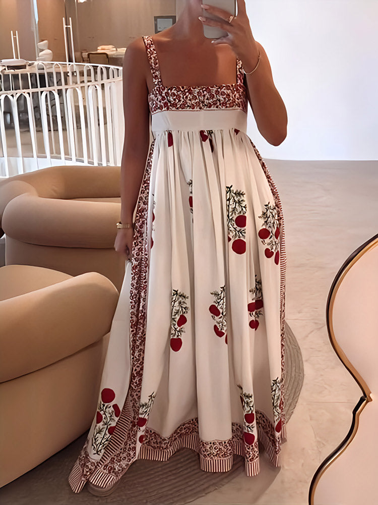 Nelly Bohemian Floral Maxi Dress for Women