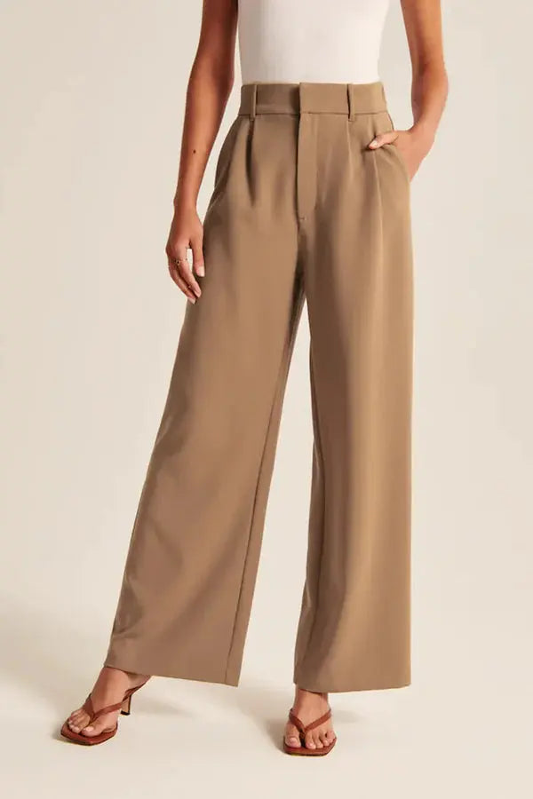 Sahara Flowing Wide-Leg Trousers | Elegant Women's Apparel