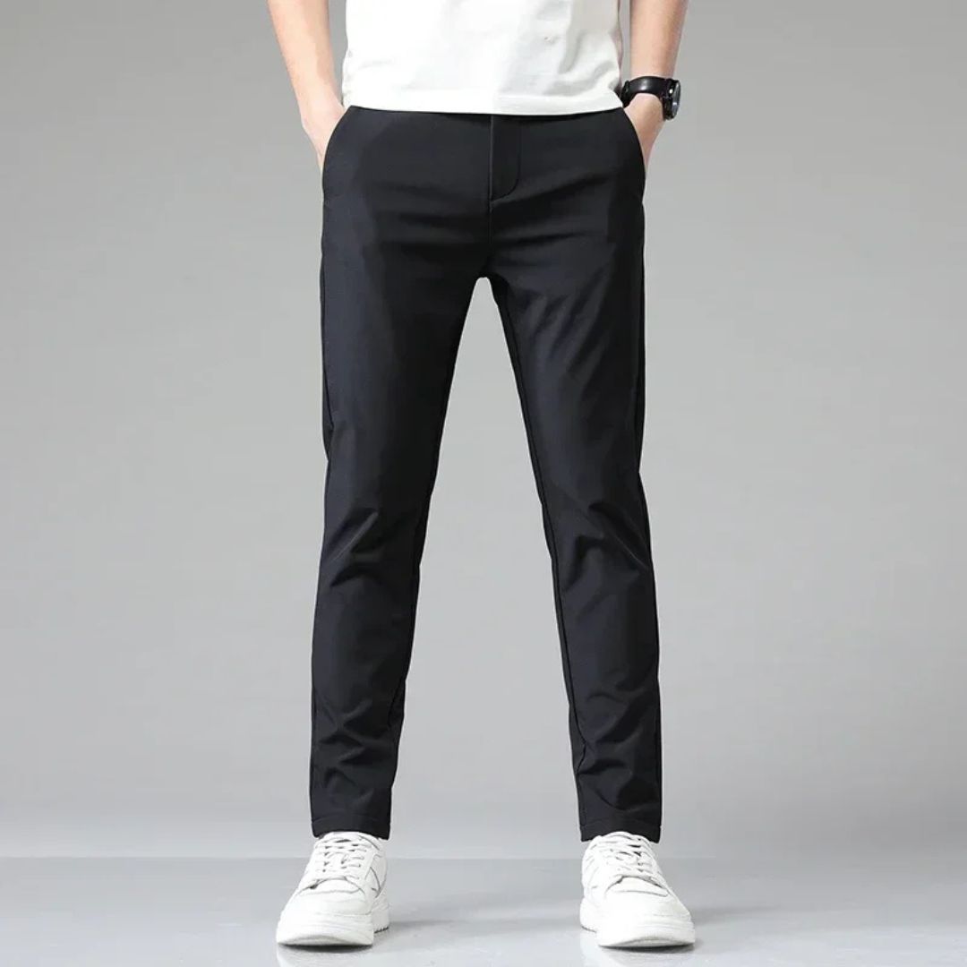 Einar Slim-Fit Straight-Leg Trousers for Men