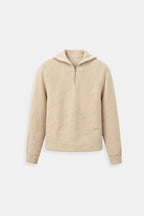 Talia Quarter-Zip Knit Sweater | Stylish Comfort for Adults