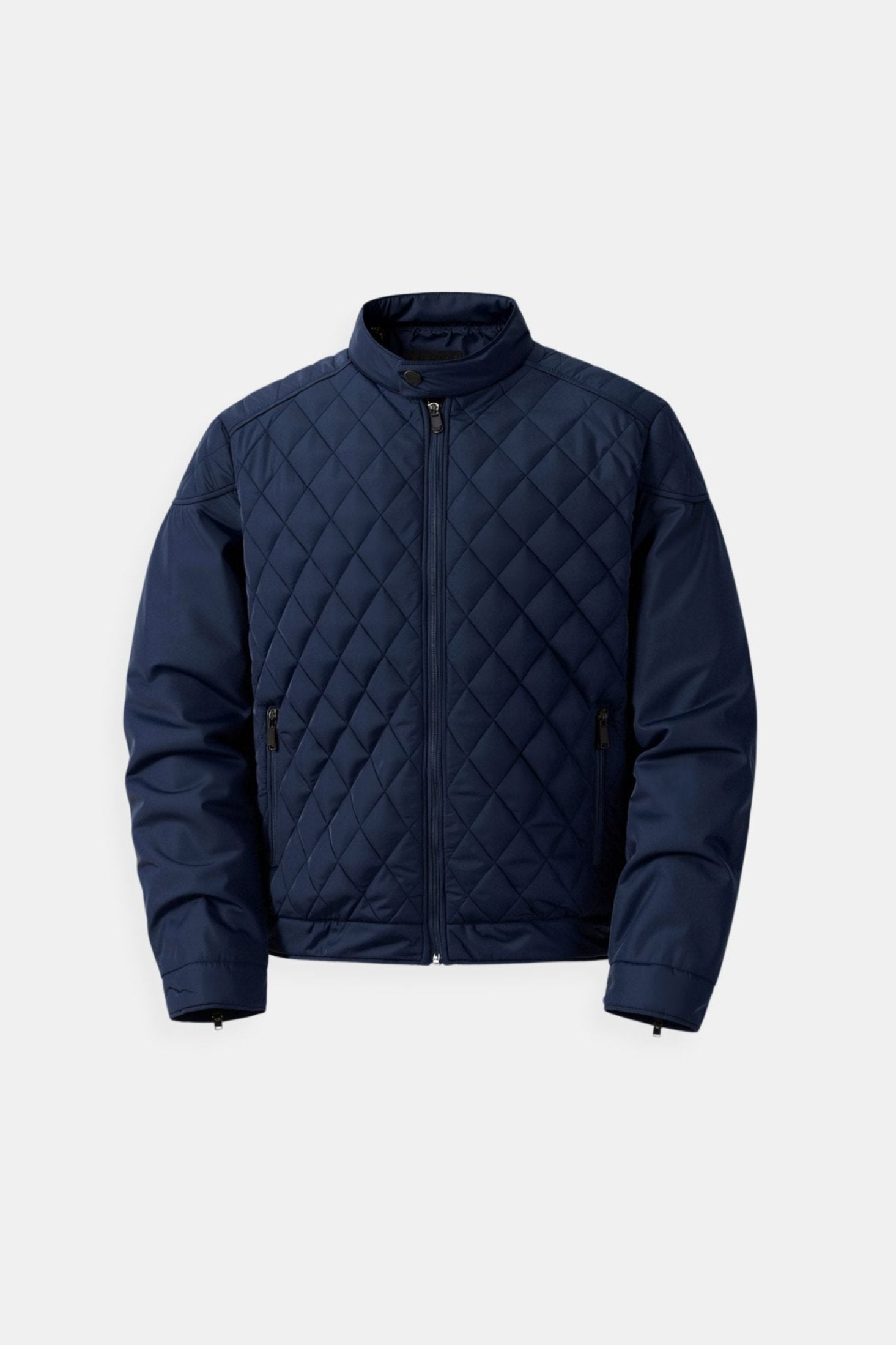 Ronan Men's Diamond Quilted Bomber Jacket | Your Store Name