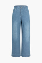 Ophelia Wide-Leg Denim Jeans for Women