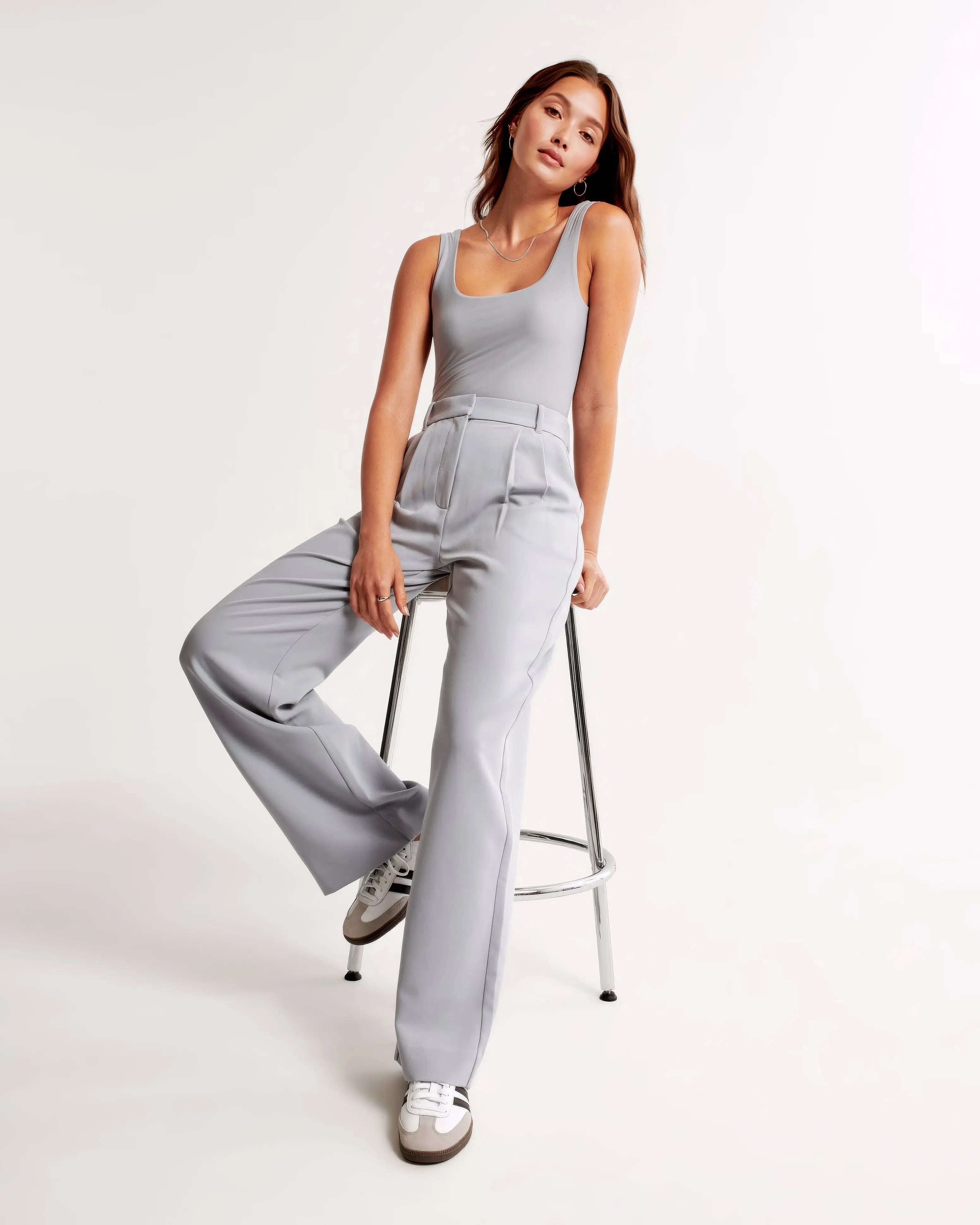 Peri | Women's Wide-Leg High-Waist Trousers