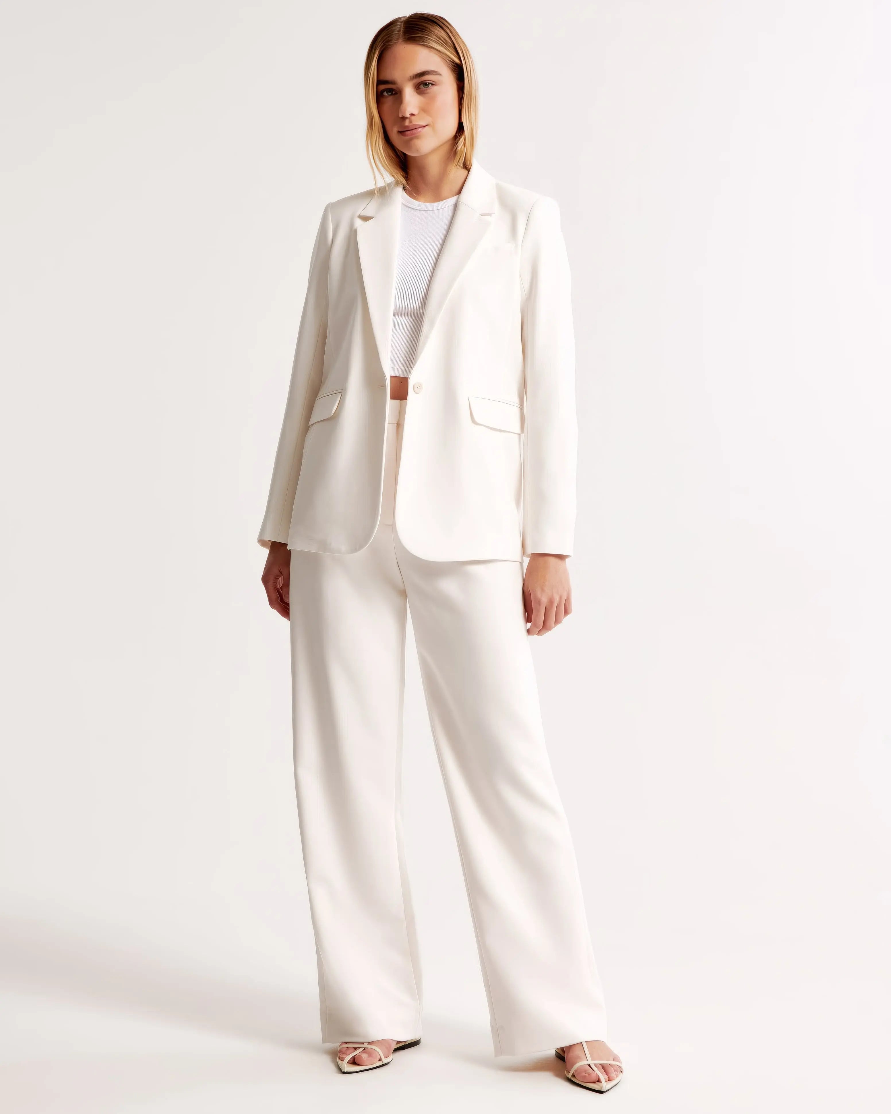 Peri | Women's Wide-Leg High-Waist Trousers