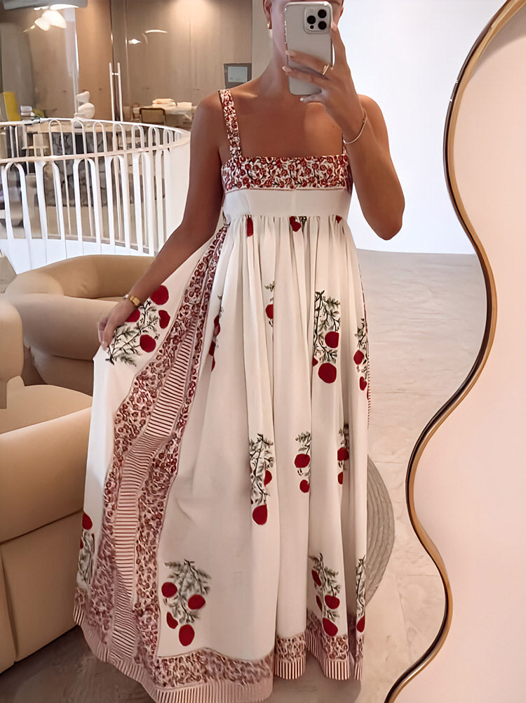 Nelly Bohemian Floral Maxi Dress for Women