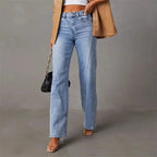 Aminah | Women Contemporary Wide Leg Jeans