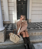 Lanora Oversized Wool Blend Coat | Women's Essential Outerwear