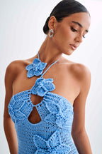 Kristan | Fashion-forward Women's Crochet Maxi Dress