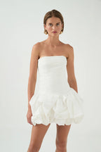 Cayden Floral Bubble Hem Mini Dress | Women's Party Wear