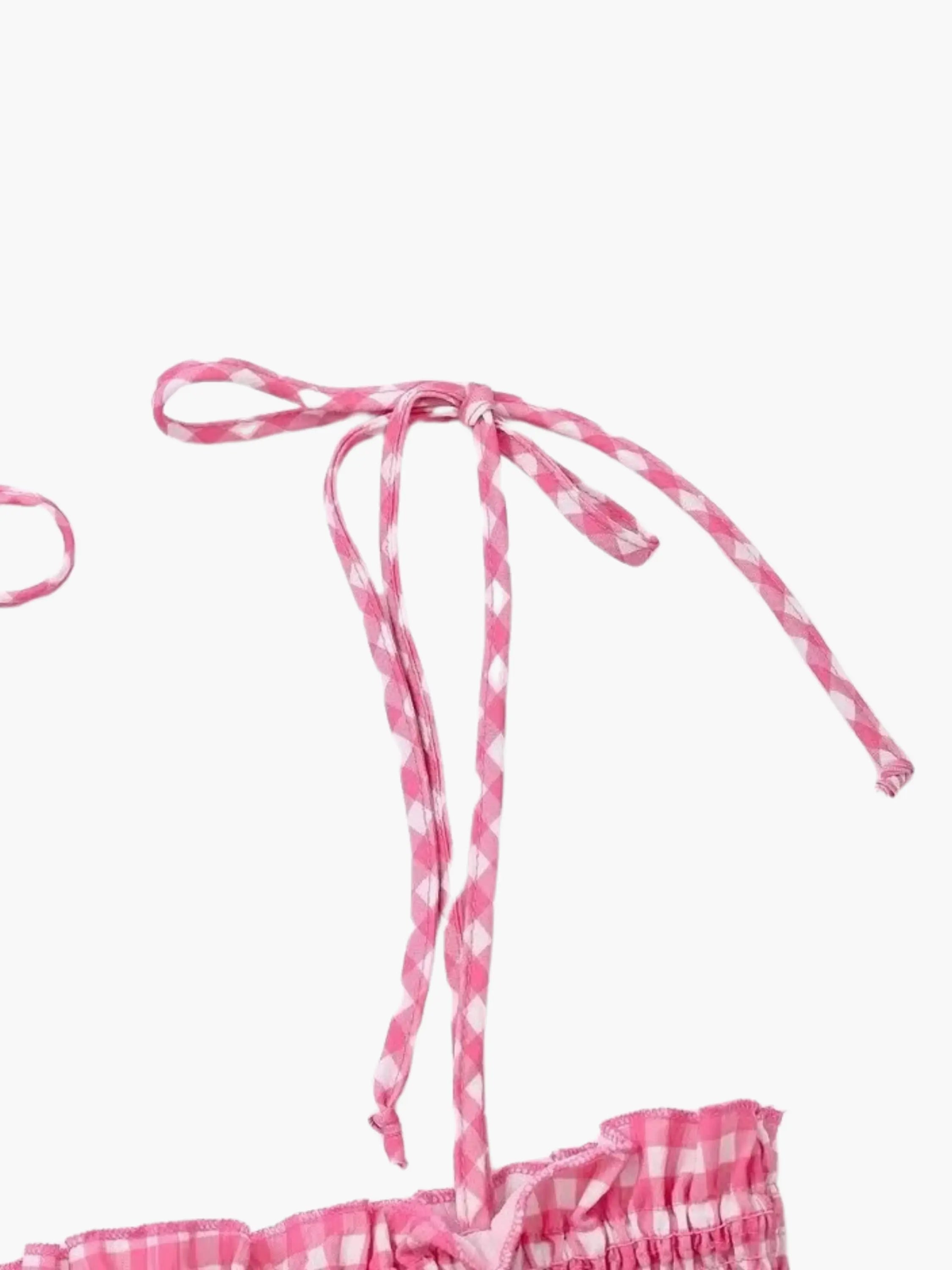 Elayne | Charming Women's Gingham Tiered Summer Dress