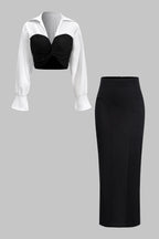 Royalty | Women's Two-Piece Set (Top and Skirt)