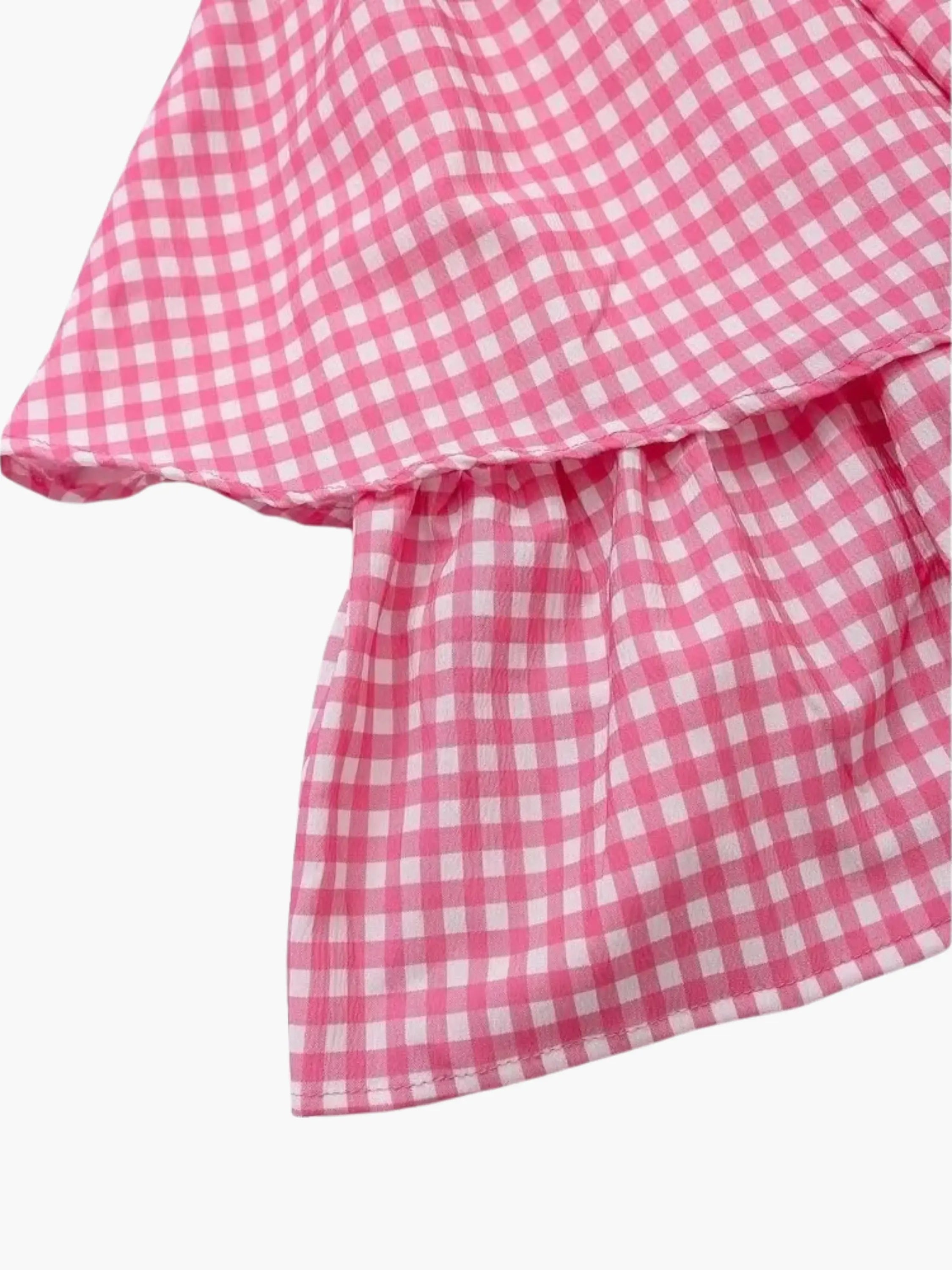 Elayne | Charming Women's Gingham Tiered Summer Dress