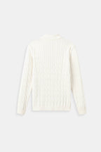 Nathen Men's Cable Knit Quarter-Zip Sweater | Your Store Name