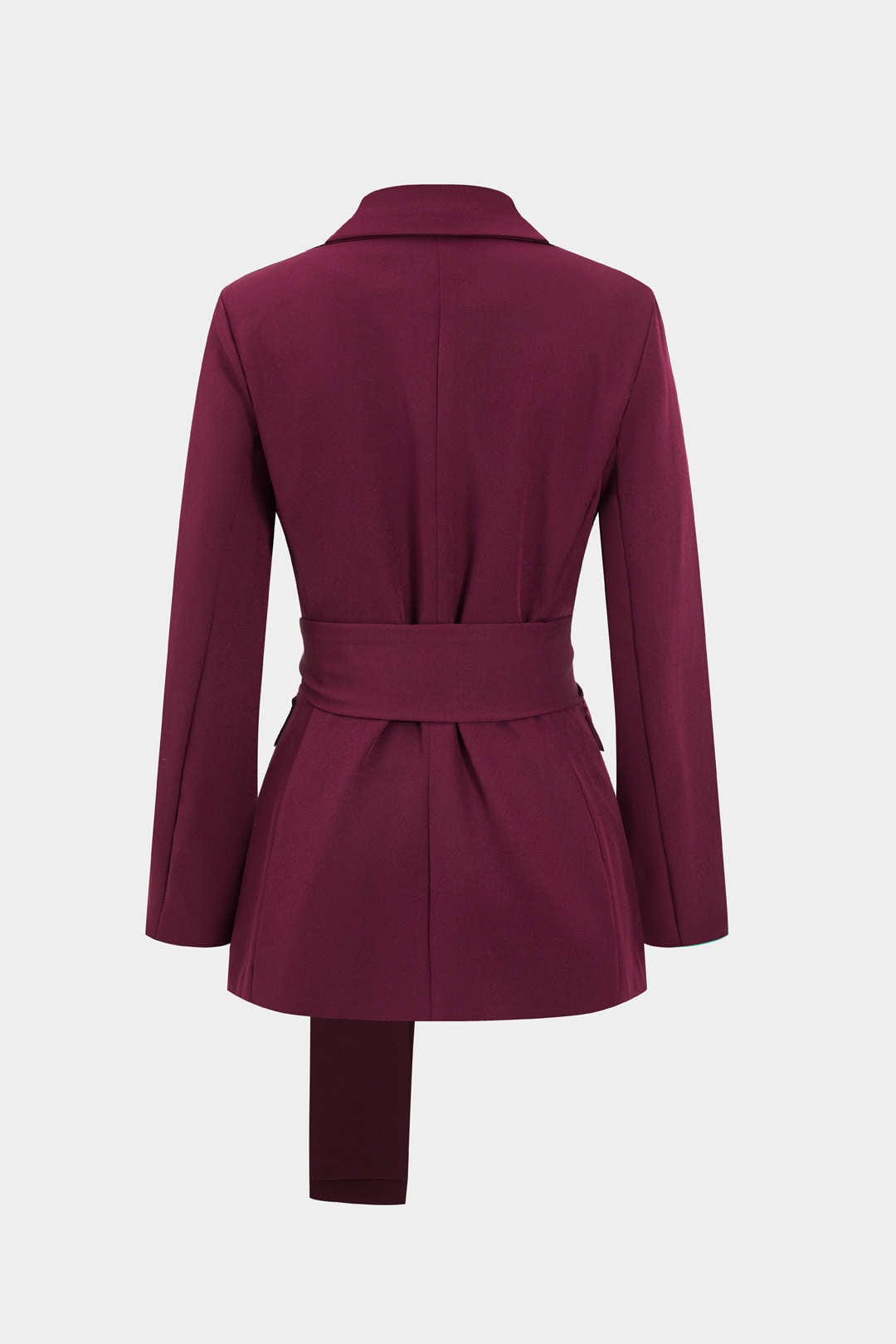 Tahlia Elegant Women's Suit Set with Wrap Blazer & Trousers