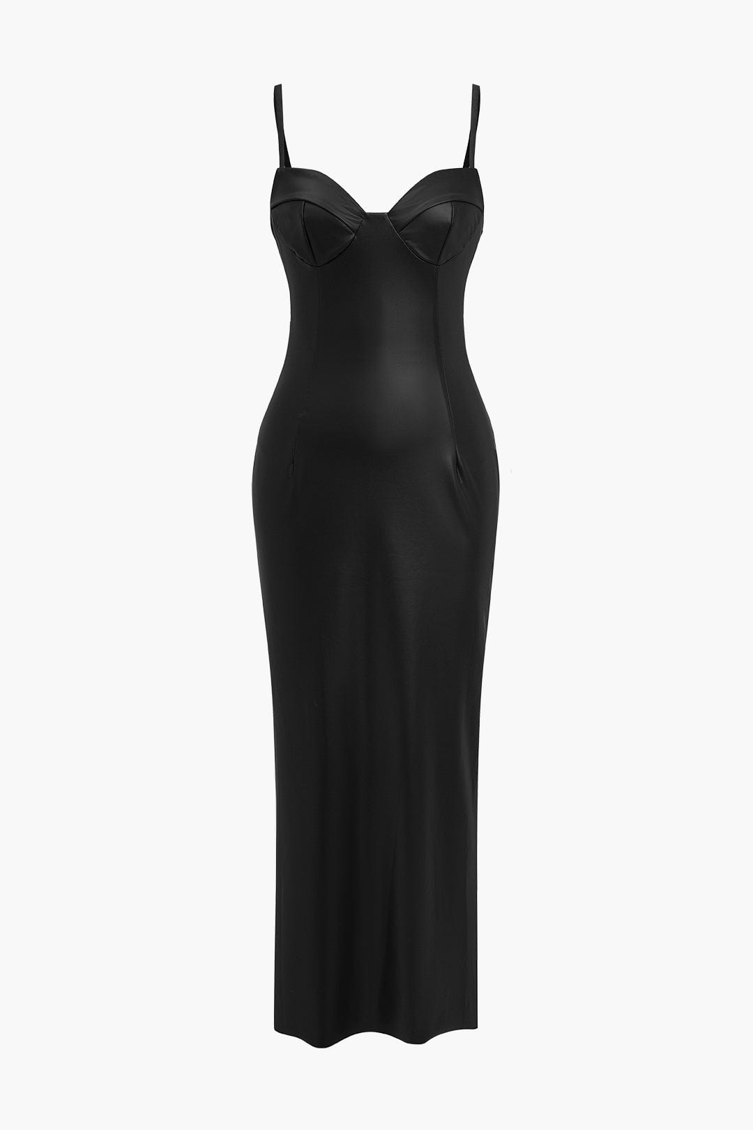 Liane | Women's Faux Leather Maxi Dress