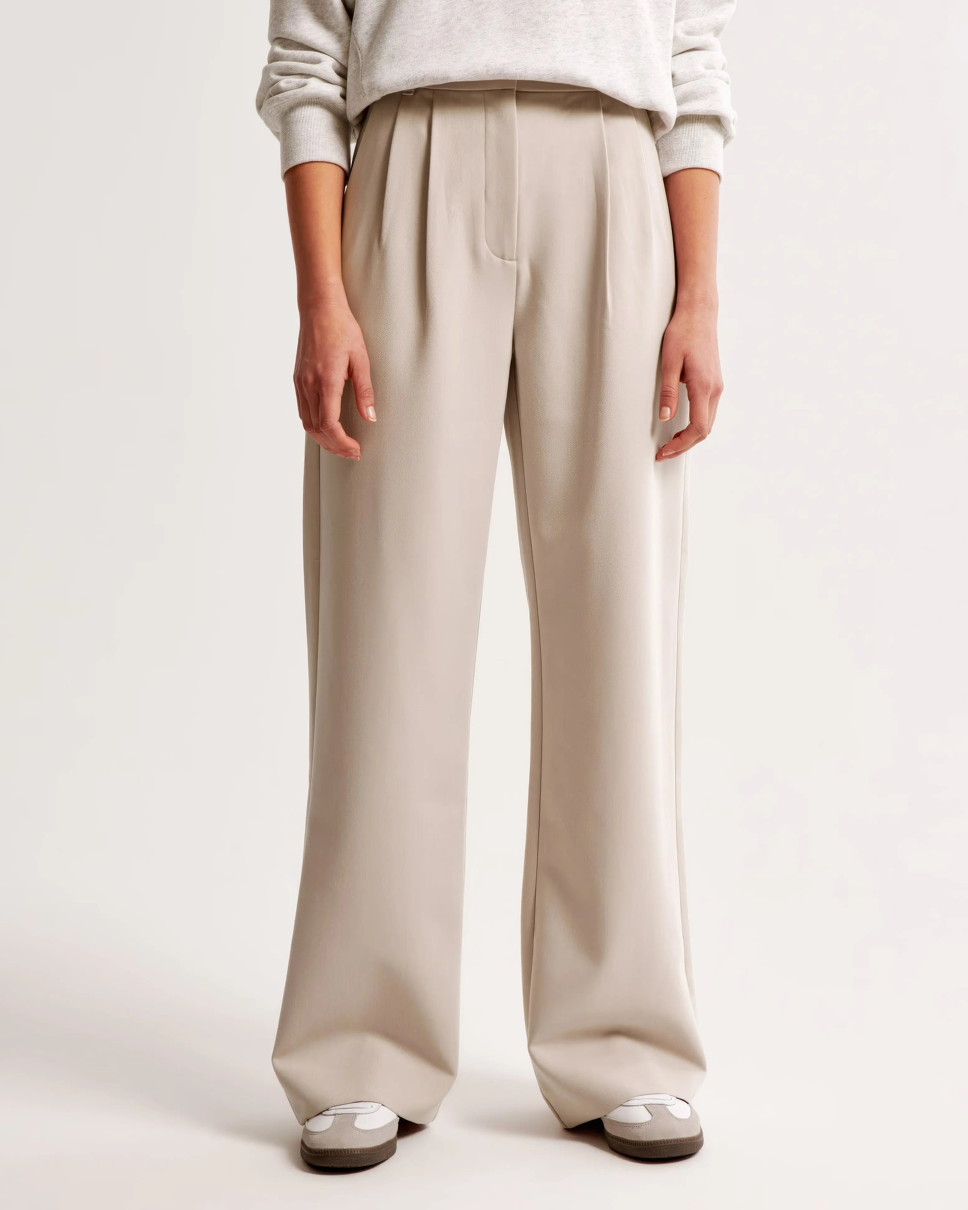 Peri | Women's Wide-Leg High-Waist Trousers