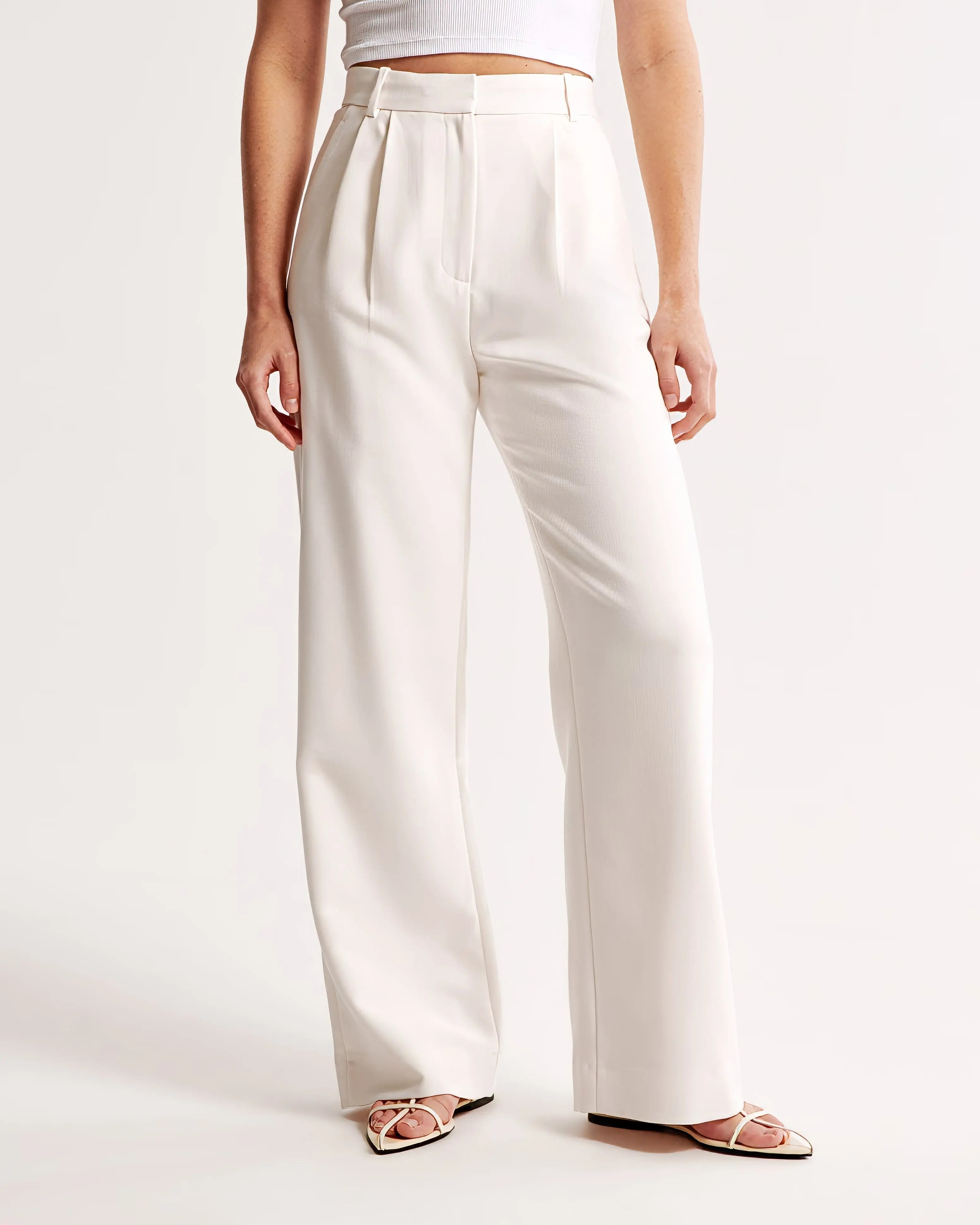 Peri | Women's Wide-Leg High-Waist Trousers