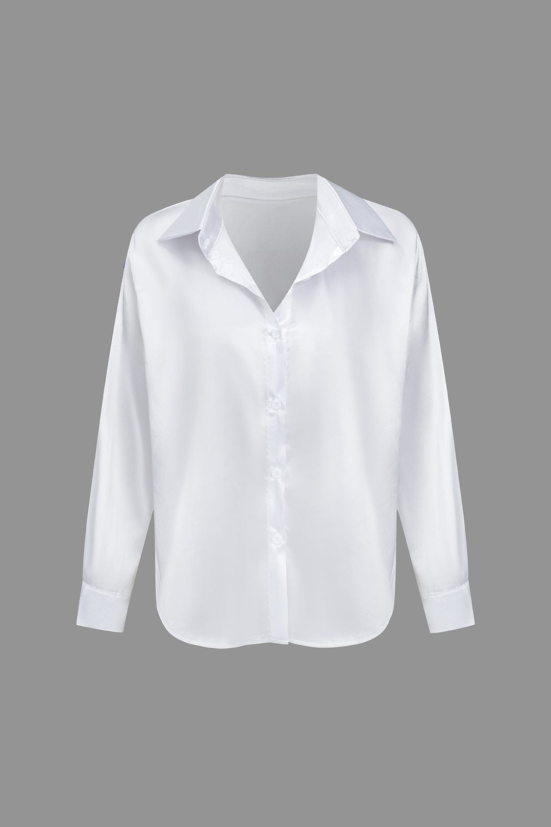 Alix | Women's Elegant Satin Cropped Tie-Front Shirt