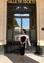 Tanya Elegant Off-Shoulder Draped Dress for Women