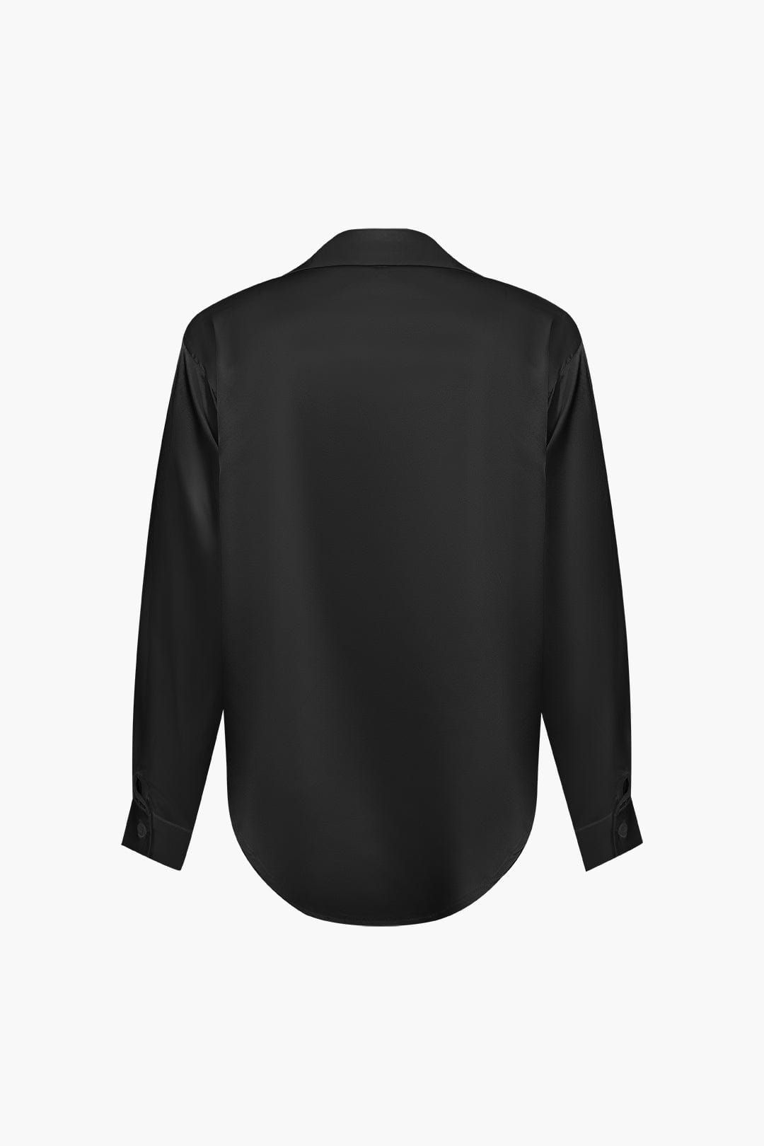 Alix | Women's Elegant Satin Cropped Tie-Front Shirt