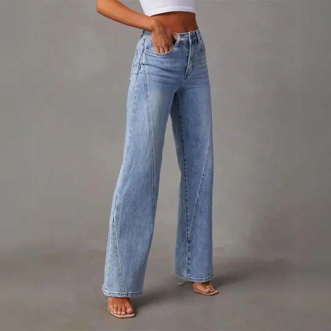 Aminah | Women Contemporary Wide Leg Jeans