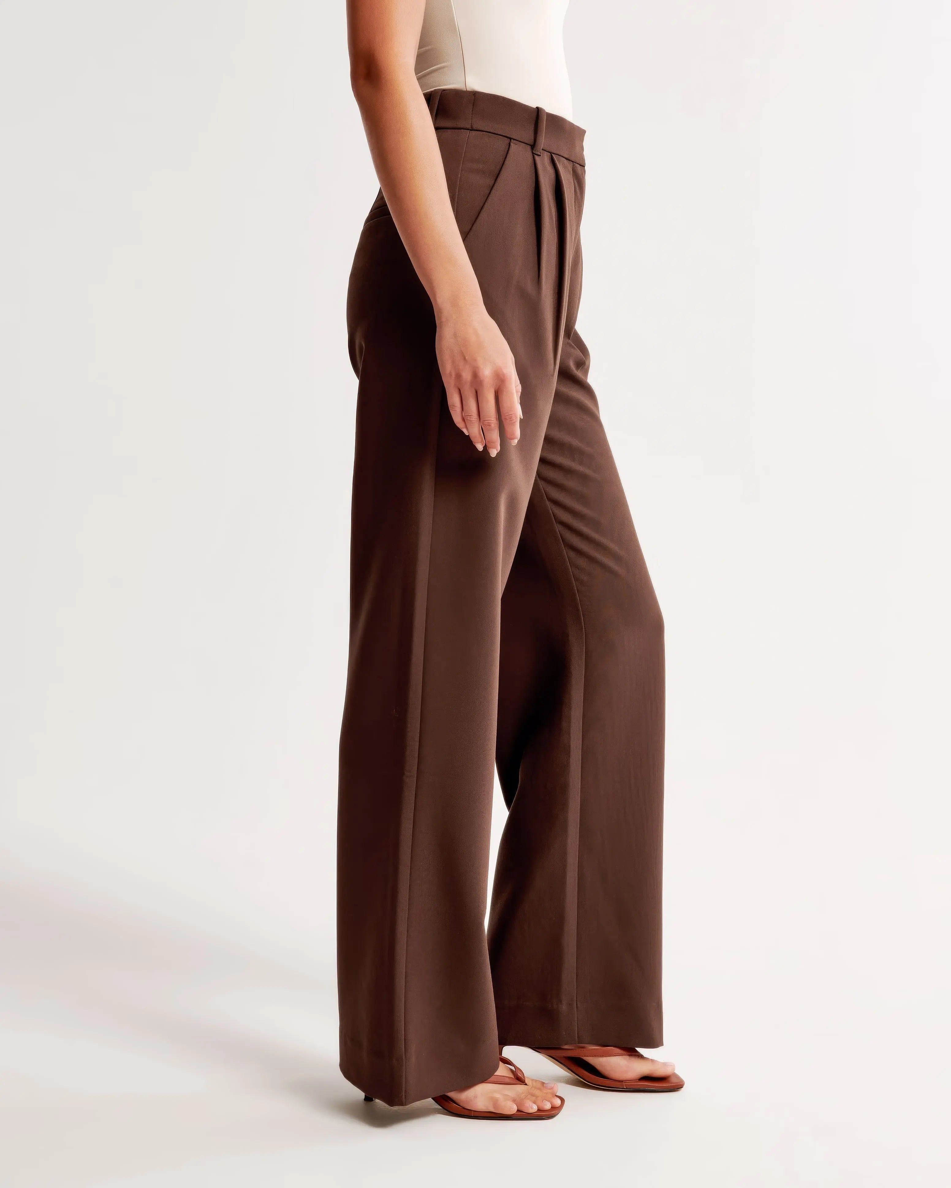 Peri | Women's Wide-Leg High-Waist Trousers