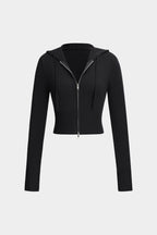 Holly | Chic Women's Ribbed Knit Set with Hoodie & Flared Pants