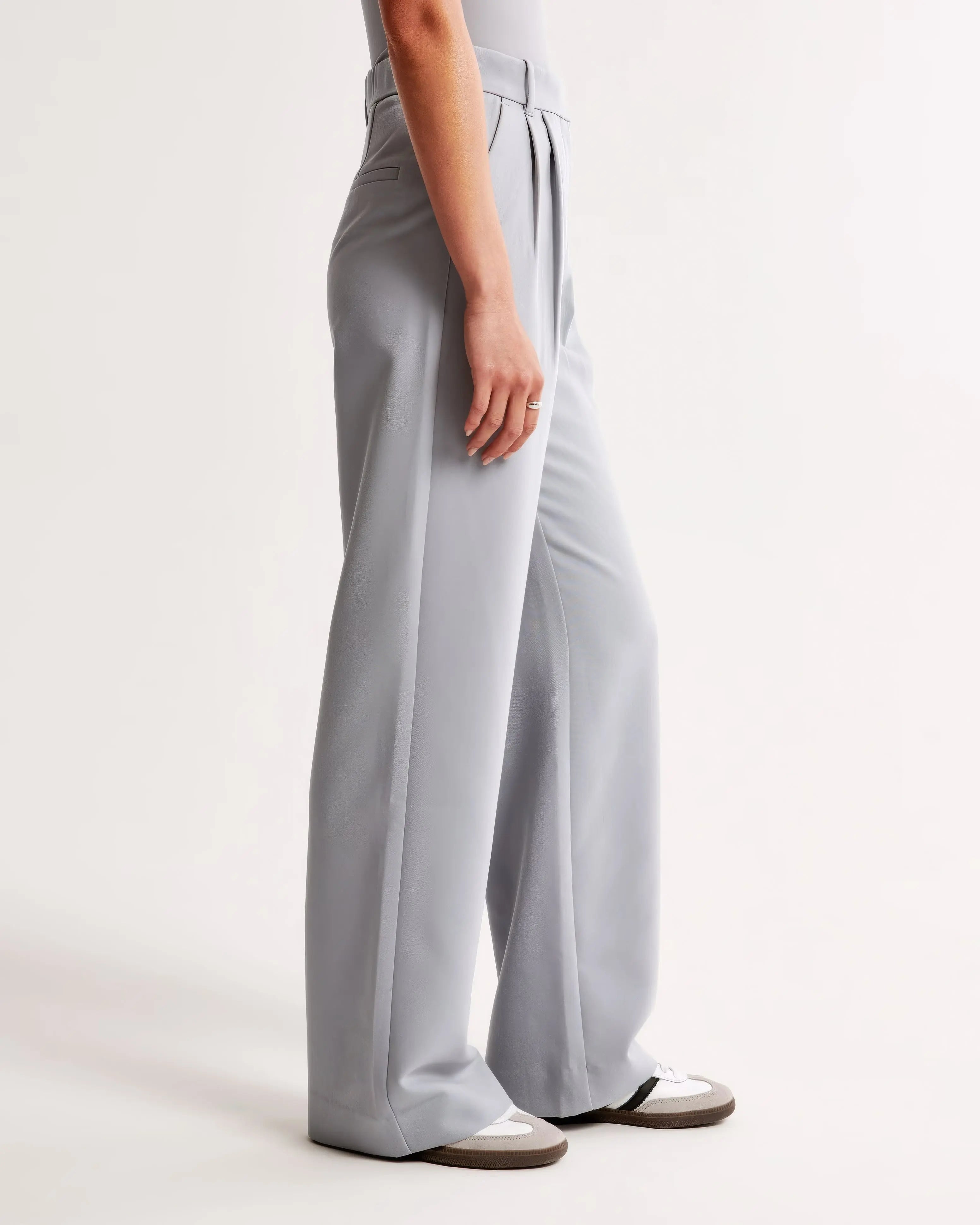 Peri | Women's Wide-Leg High-Waist Trousers
