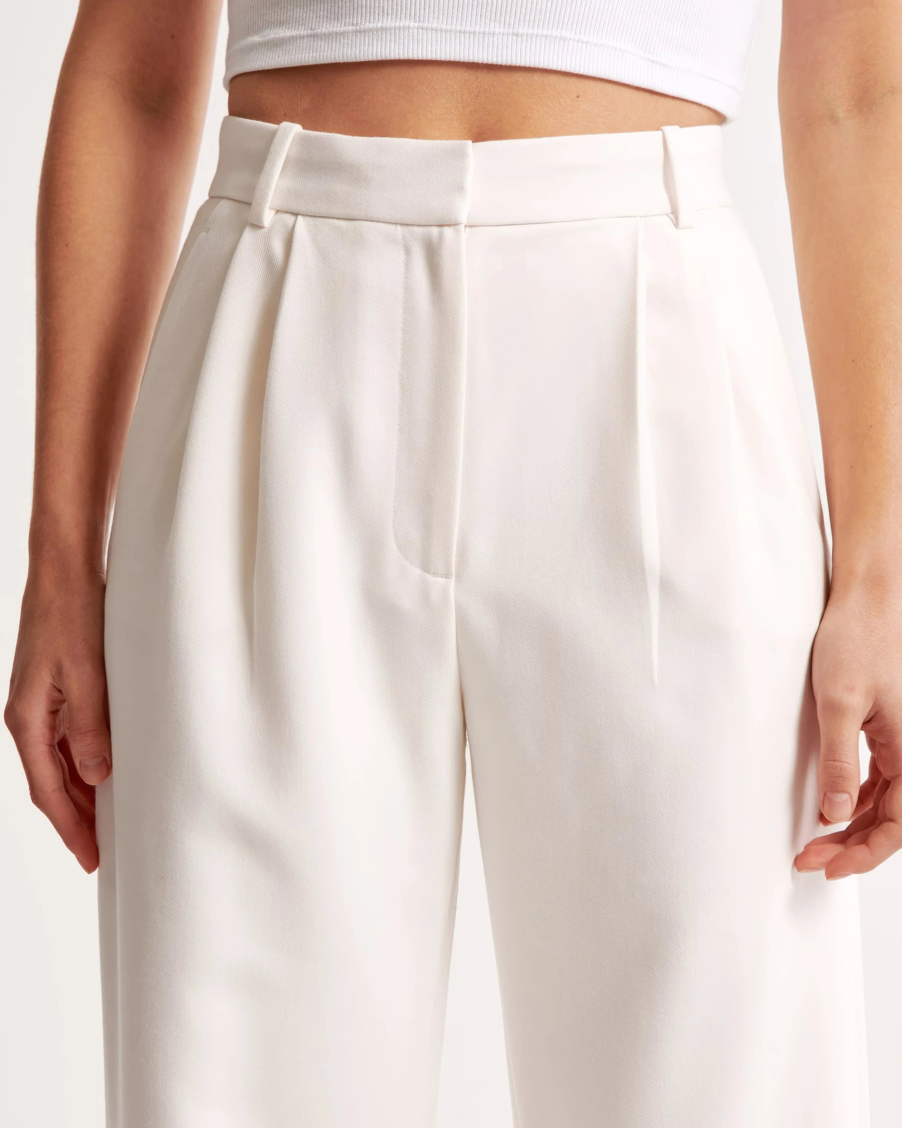 Peri | Women's Wide-Leg High-Waist Trousers