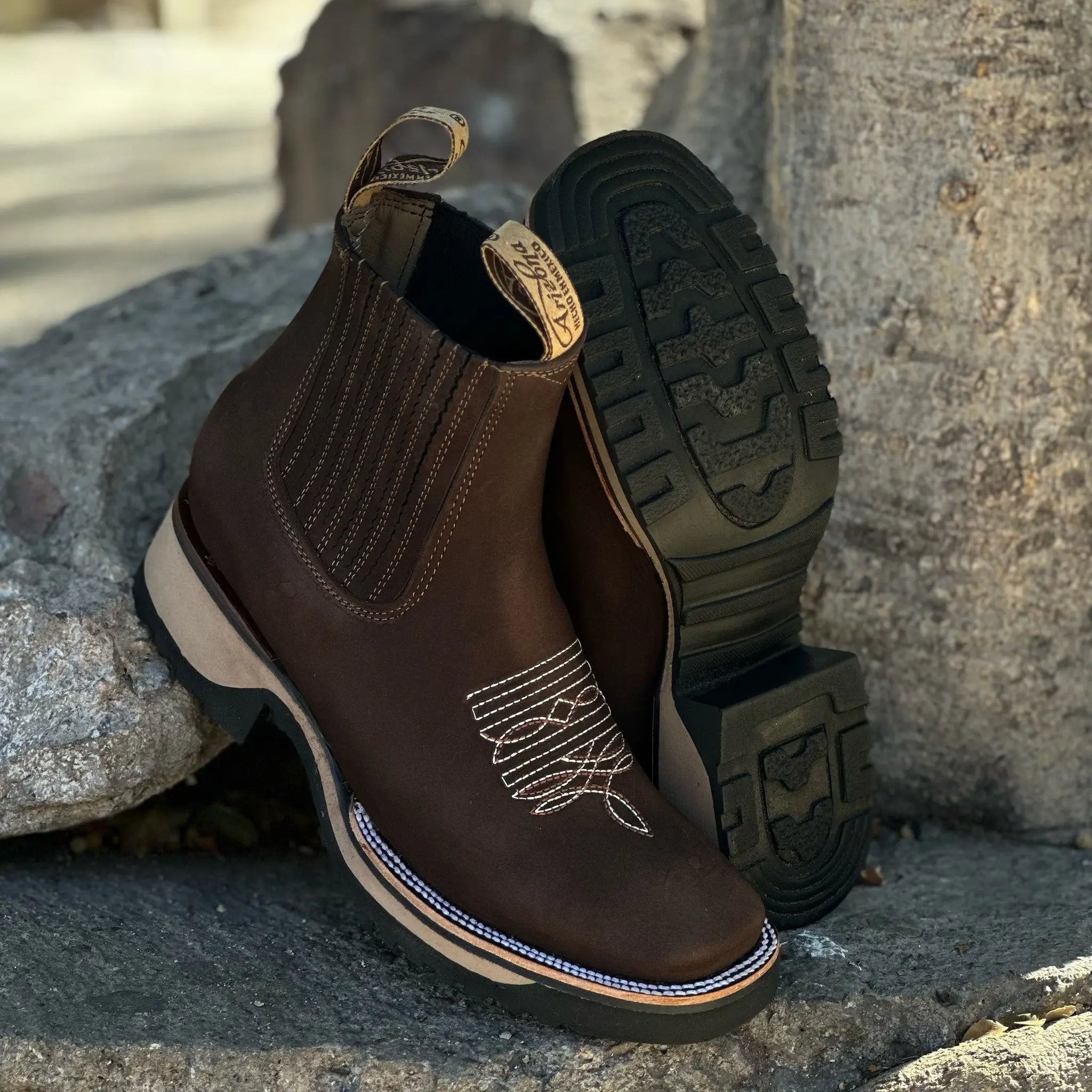 Heriberto | Versatile Western Suede Boots for Adults