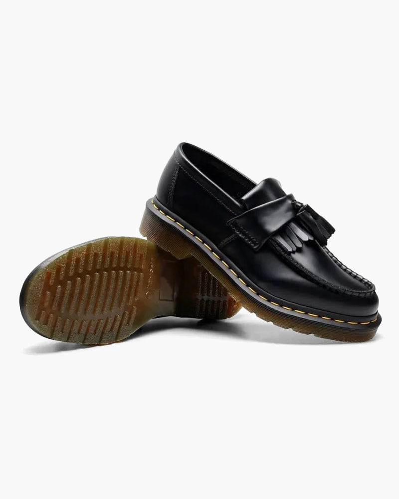 Suellen | Women's Classic Leather Loafers with Tassel Detail