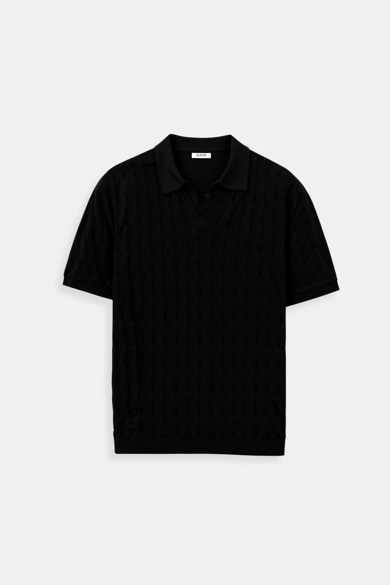 Joell Textured Knit Polo Shirt | Men's Smart Casual Top