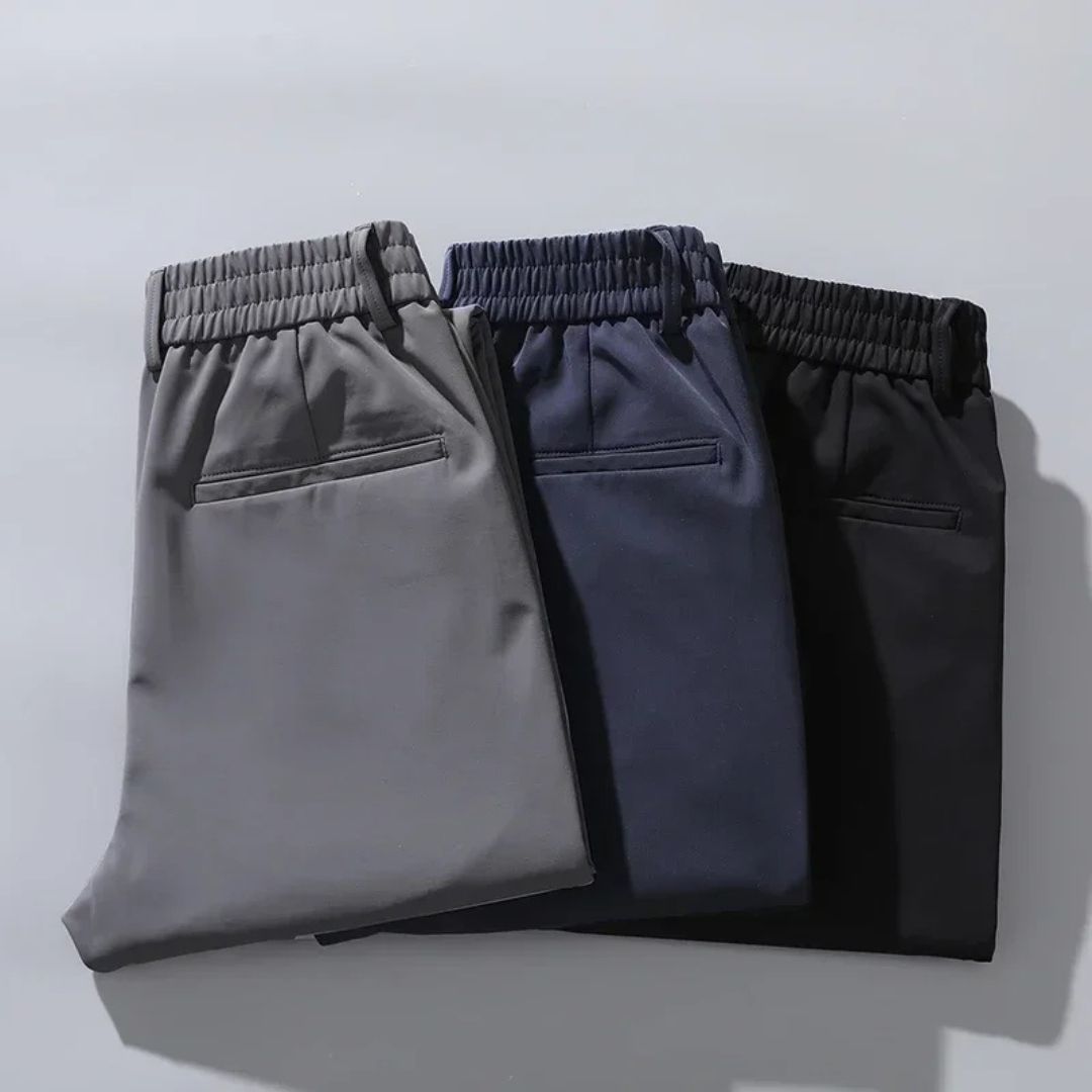 Einar Slim-Fit Straight-Leg Trousers for Men